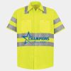 Men's High Visibility Safety Short Sleeve Work Shirt Thumbnail