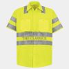 Men's High Visibility Safety Short Sleeve Work Shirt Thumbnail