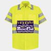 Men's High Visibility Safety Short Sleeve Work Shirt Thumbnail