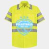 Men's High Visibility Safety Short Sleeve Work Shirt Thumbnail