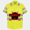 Men's High Visibility Safety Short Sleeve Work Shirt Thumbnail