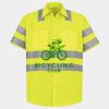 Men's High Visibility Safety Short Sleeve Work Shirt Thumbnail