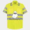 Men's High Visibility Safety Short Sleeve Work Shirt Thumbnail