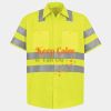 Men's High Visibility Safety Short Sleeve Work Shirt Thumbnail