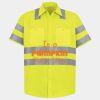 Men's High Visibility Safety Short Sleeve Work Shirt Thumbnail