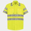 Men's High Visibility Safety Short Sleeve Work Shirt Thumbnail