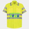 Men's High Visibility Safety Short Sleeve Work Shirt Thumbnail