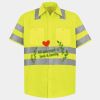 Men's High Visibility Safety Short Sleeve Work Shirt Thumbnail