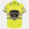 Men's High Visibility Safety Short Sleeve Work Shirt Thumbnail