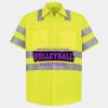Men's High Visibility Safety Short Sleeve Work Shirt Thumbnail