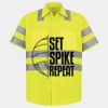Men's High Visibility Safety Short Sleeve Work Shirt Thumbnail