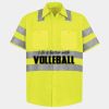 Men's High Visibility Safety Short Sleeve Work Shirt Thumbnail