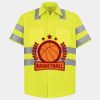 Men's High Visibility Safety Short Sleeve Work Shirt Thumbnail