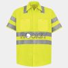 Men's High Visibility Safety Short Sleeve Work Shirt Thumbnail