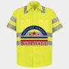 Men's High Visibility Safety Short Sleeve Work Shirt Thumbnail