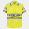 Men's High Visibility Safety Short Sleeve Work Shirt Thumbnail