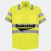Men's High Visibility Safety Short Sleeve Work Shirt Thumbnail