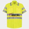 Men's High Visibility Safety Short Sleeve Work Shirt Thumbnail