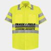 Men's High Visibility Safety Short Sleeve Work Shirt Thumbnail