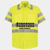 Men's High Visibility Safety Short Sleeve Work Shirt Thumbnail