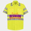 Men's High Visibility Safety Short Sleeve Work Shirt Thumbnail