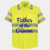 Men's High Visibility Safety Short Sleeve Work Shirt Thumbnail