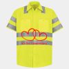 Men's High Visibility Safety Short Sleeve Work Shirt Thumbnail