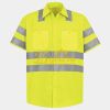 Men's High Visibility Safety Short Sleeve Work Shirt Thumbnail