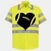 Men's High Visibility Safety Short Sleeve Work Shirt Thumbnail