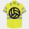 Men's High Visibility Safety Short Sleeve Work Shirt Thumbnail