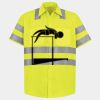 Men's High Visibility Safety Short Sleeve Work Shirt Thumbnail