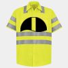 Men's High Visibility Safety Short Sleeve Work Shirt Thumbnail