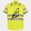 Men's High Visibility Safety Short Sleeve Work Shirt Thumbnail