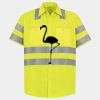 Men's High Visibility Safety Short Sleeve Work Shirt Thumbnail