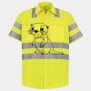 Men's High Visibility Safety Short Sleeve Work Shirt Thumbnail