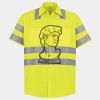 Men's High Visibility Safety Short Sleeve Work Shirt Thumbnail