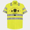 Men's High Visibility Safety Short Sleeve Work Shirt Thumbnail