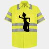 Men's High Visibility Safety Short Sleeve Work Shirt Thumbnail