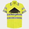 Men's High Visibility Safety Short Sleeve Work Shirt Thumbnail