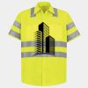 Men's High Visibility Safety Short Sleeve Work Shirt Thumbnail