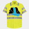 Men's High Visibility Safety Short Sleeve Work Shirt Thumbnail