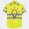 Men's High Visibility Safety Short Sleeve Work Shirt Thumbnail