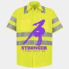 Men's High Visibility Safety Short Sleeve Work Shirt Thumbnail