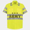 Men's High Visibility Safety Short Sleeve Work Shirt Thumbnail