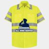 Men's High Visibility Safety Short Sleeve Work Shirt Thumbnail
