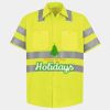 Men's High Visibility Safety Short Sleeve Work Shirt Thumbnail