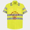 Men's High Visibility Safety Short Sleeve Work Shirt Thumbnail